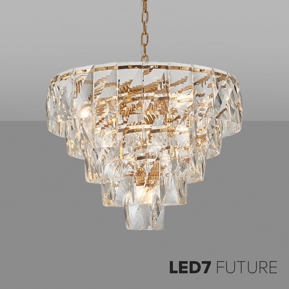 Loft Industry Modern - Tile V2 Chandelier